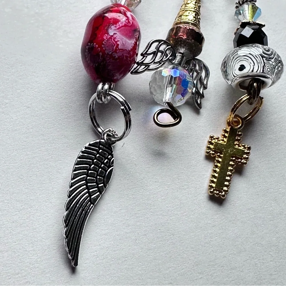 Brooch | Hand Crafted | Glass Beaded |  Pin Artisan Multicolor Wire-Wrapped OOAK